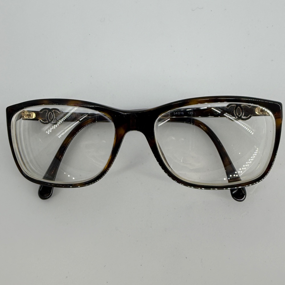 Chanel 3234 C714 Brown Tortoise Prescription Eyeglasses - Picture 1 of 12